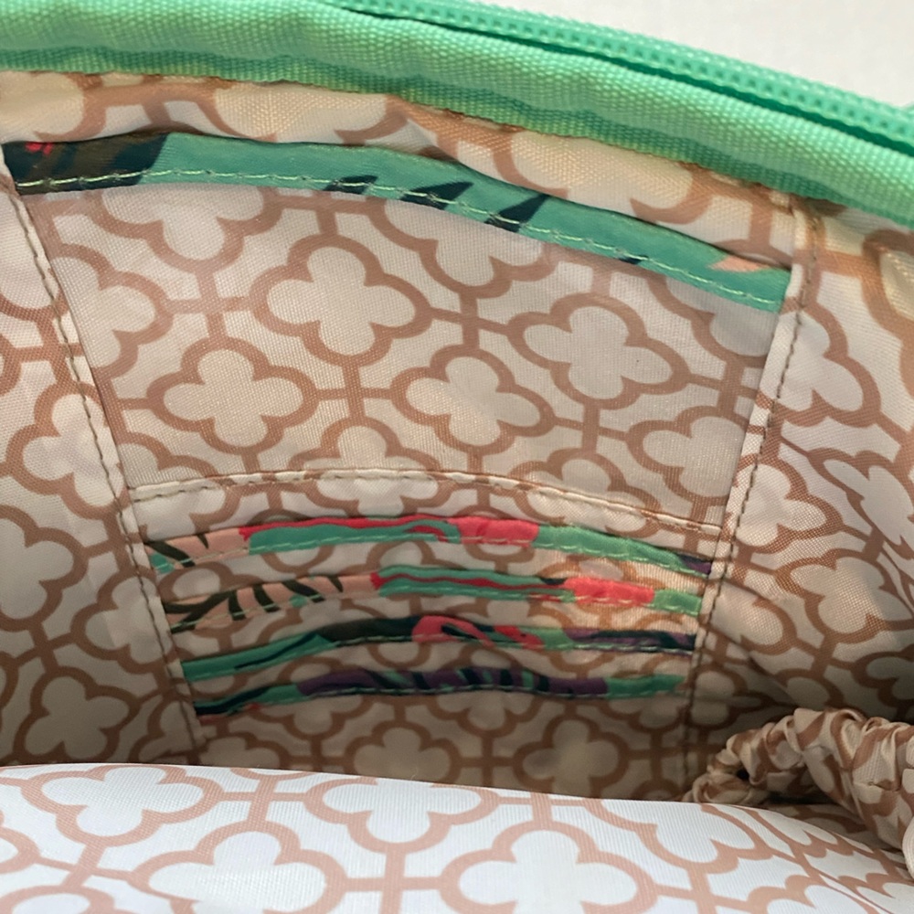 LUG Ranger 2 Crossbody Bag With Matching Wallet In Flamingo Mint Pattern - Picture 14 of 16